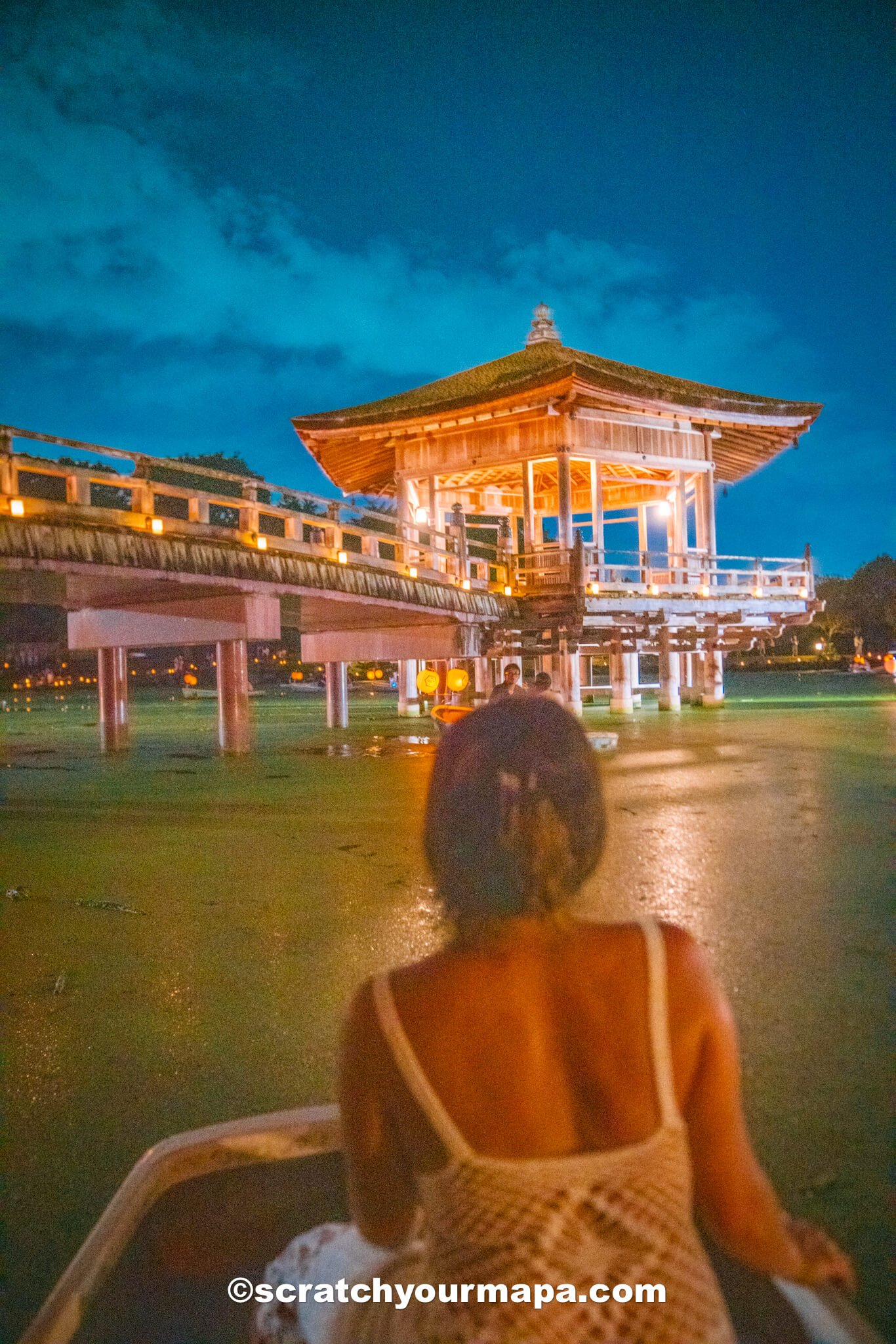 boat rides at the Nara lantern festival