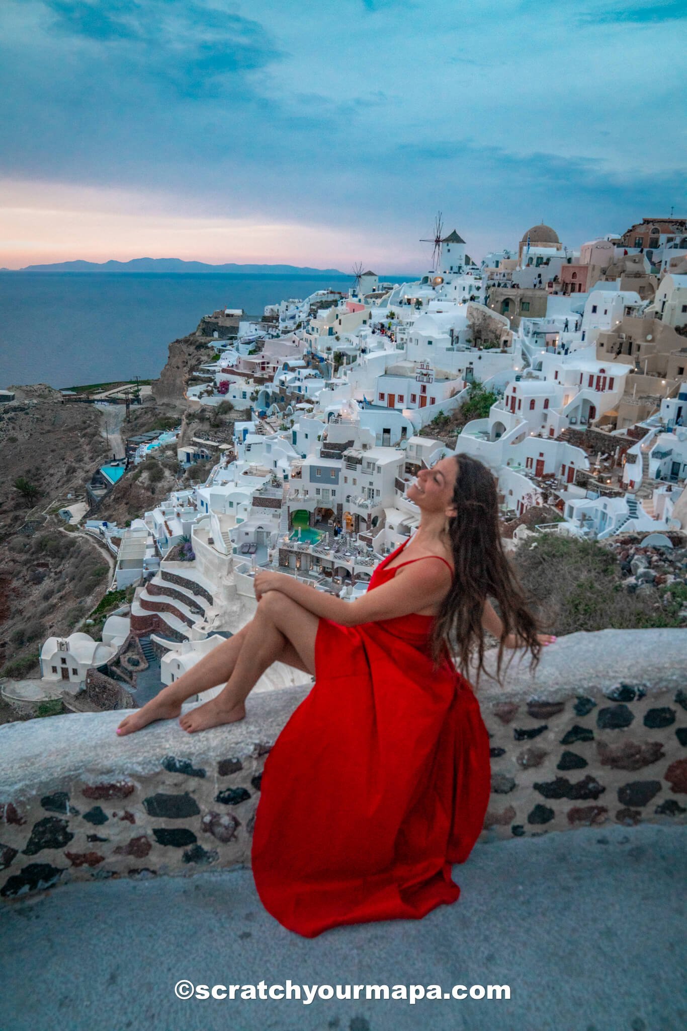 Oia Castle - best photo spots in Santorini