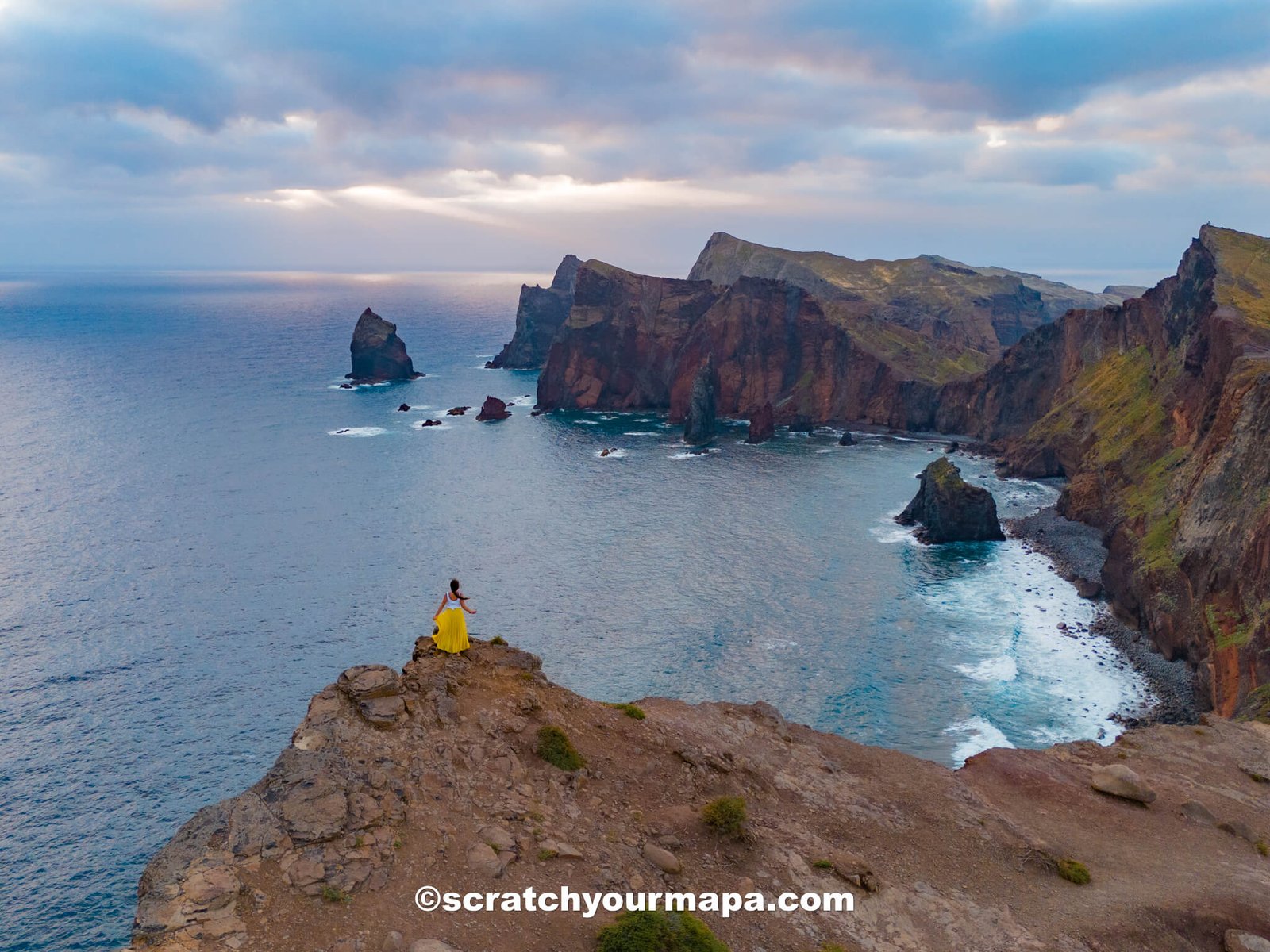 drone shot in Madeira