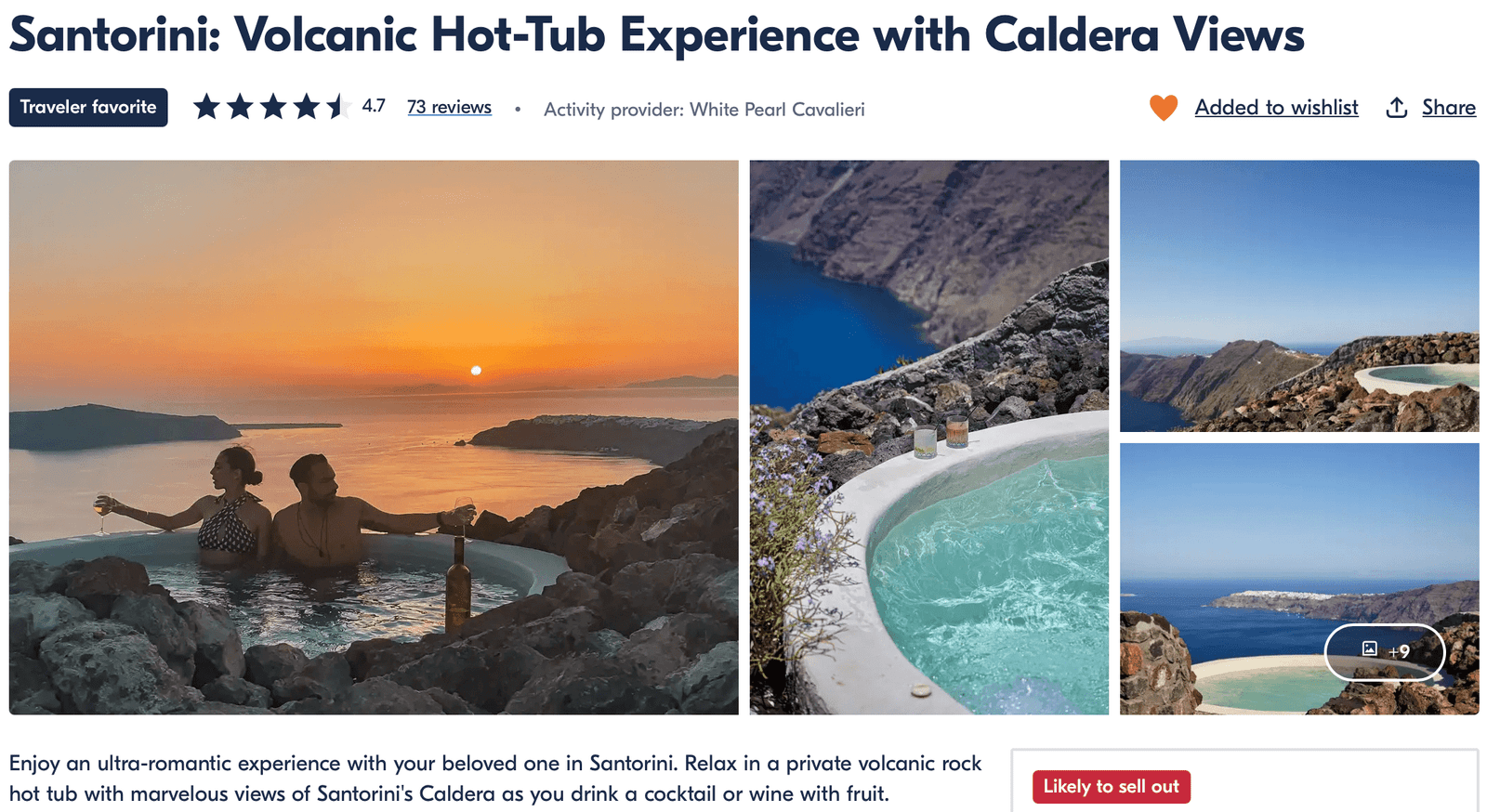 Volcanic hot tub experience - ultimate Santorini activities guide