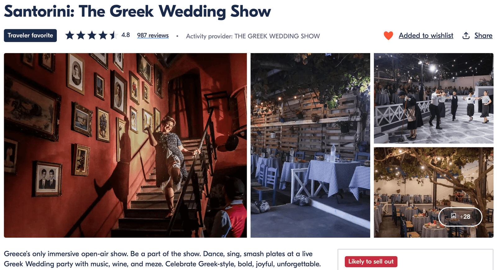 The Greek wedding show - ultimate Santorini activities guide