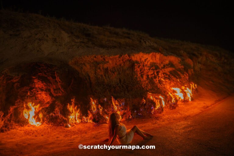 Yanar Dag - best places to visit in Azerbaijan