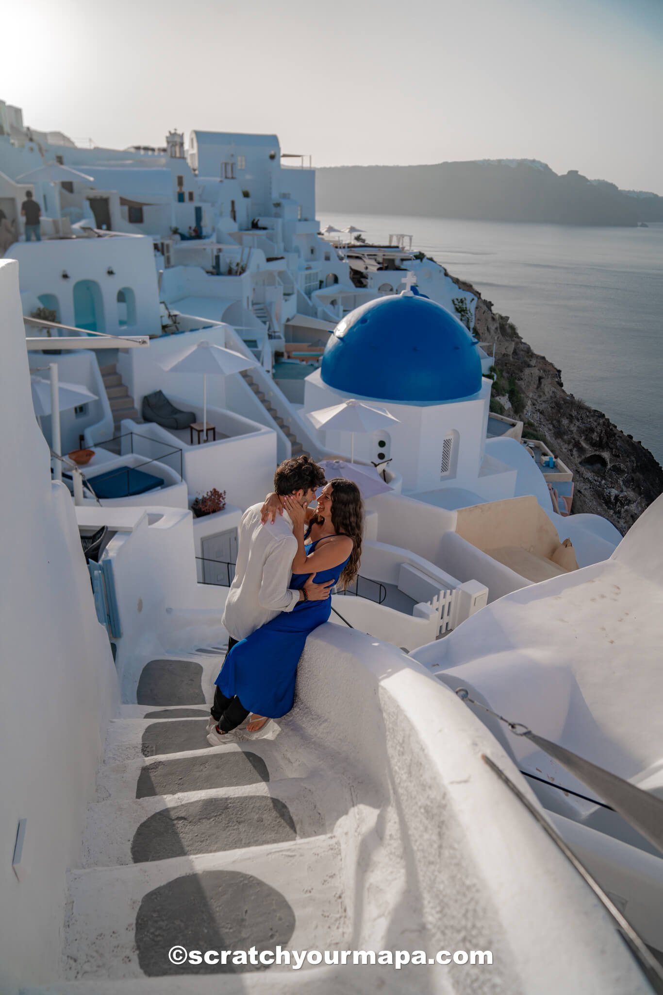 blue domes - best photo spots in Santorini