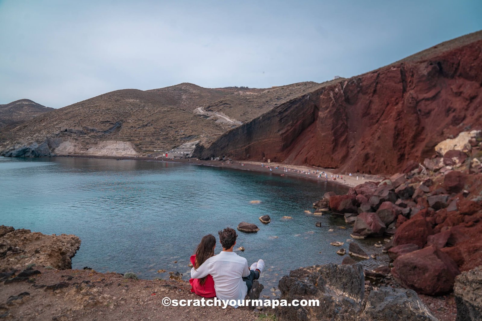 Red Beach - ultimate Santorini activities guide