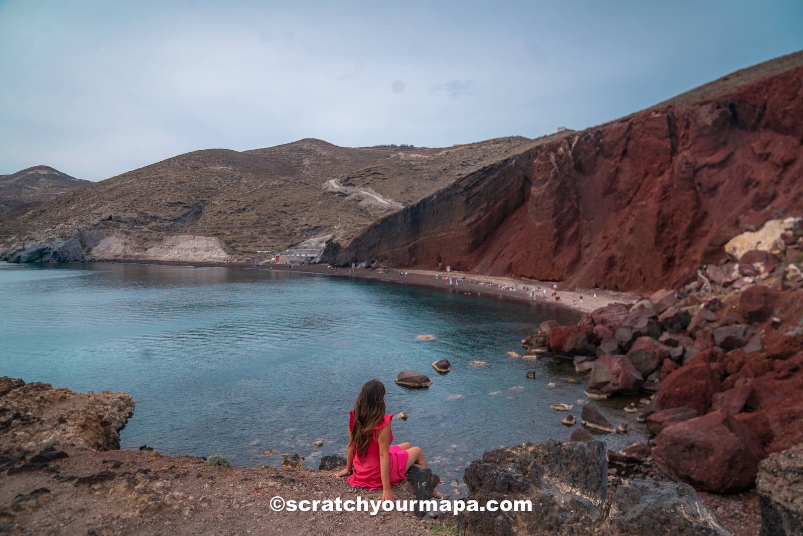 Red Beach - best photo spots in Santorini