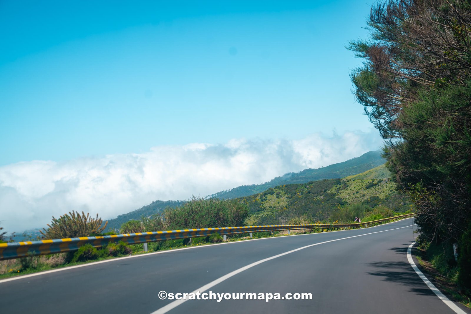 driving to Levada das 25 Fontes hike Madeira