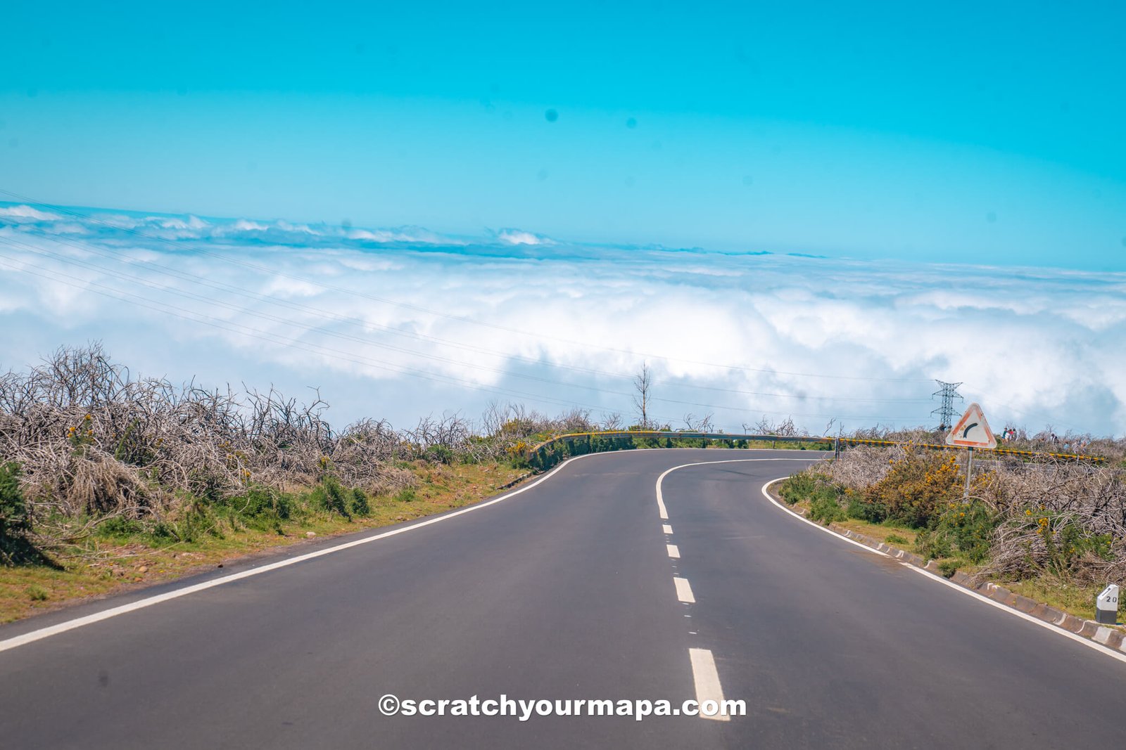 the road to Levada das 25 Fontes hike Madeira