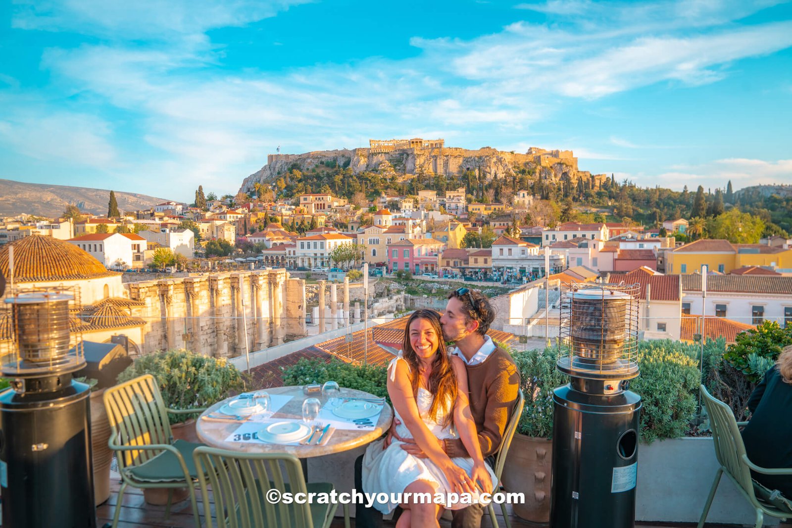 the best rooftops bars in Athens, Greece