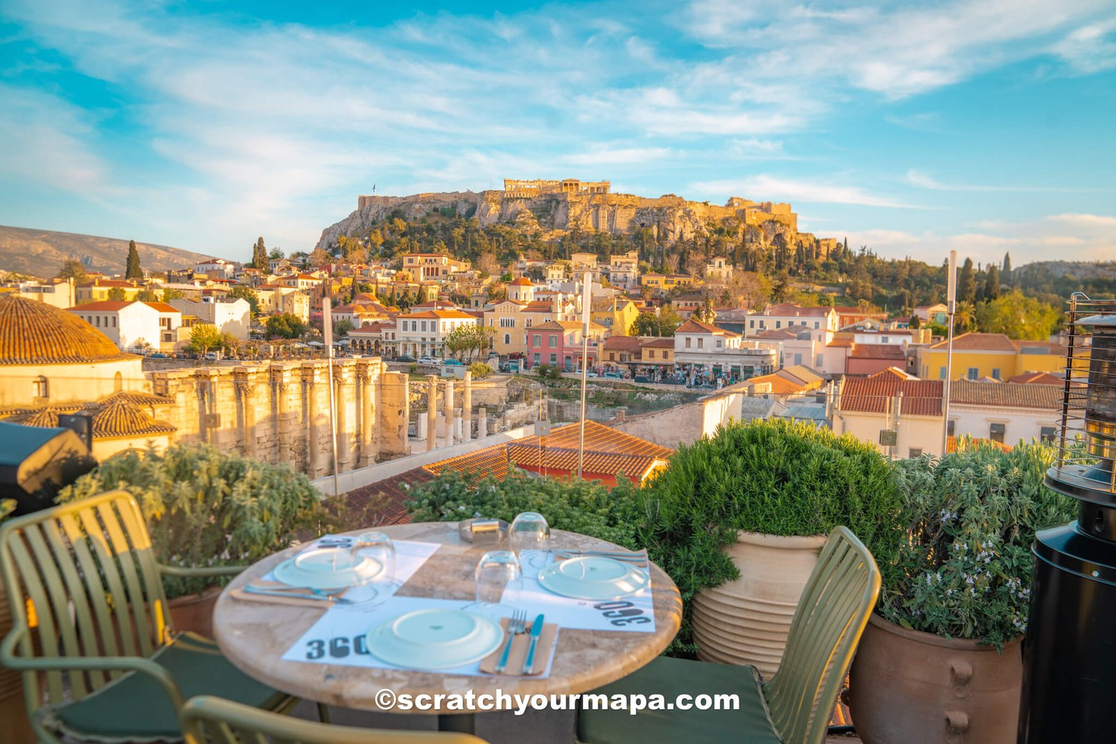 Rooftop Bar in Athens, Greece