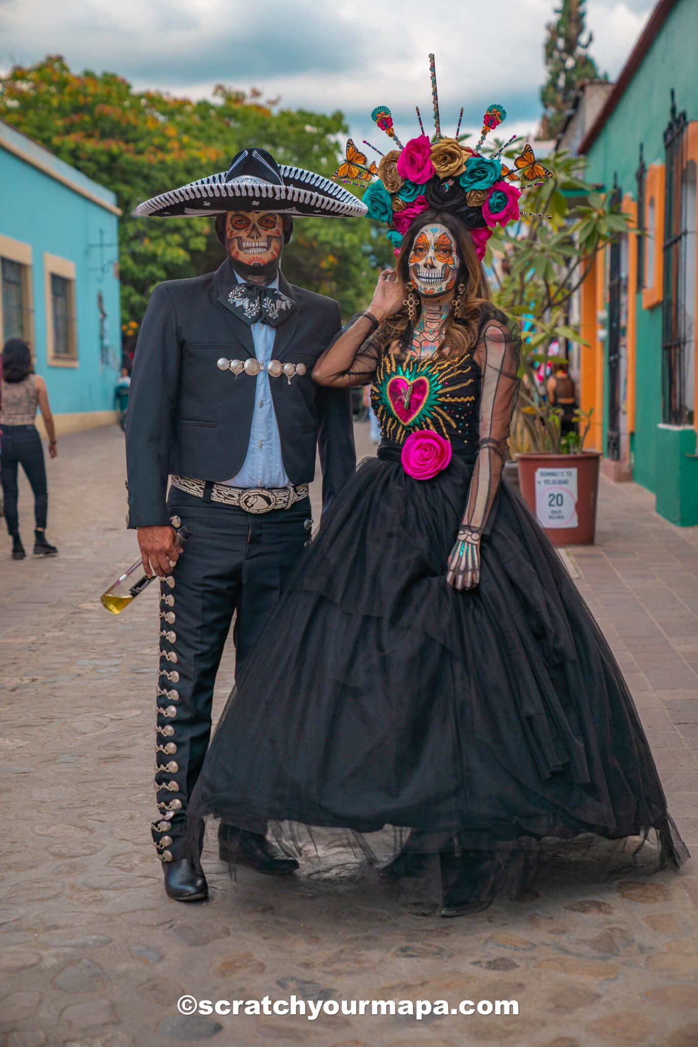 what to wear for Dia de Los Muertos in Oaxaca