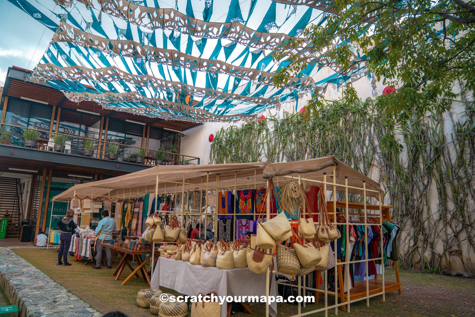 markets during DIa de Los Muertos in Oaxaca, Mexico