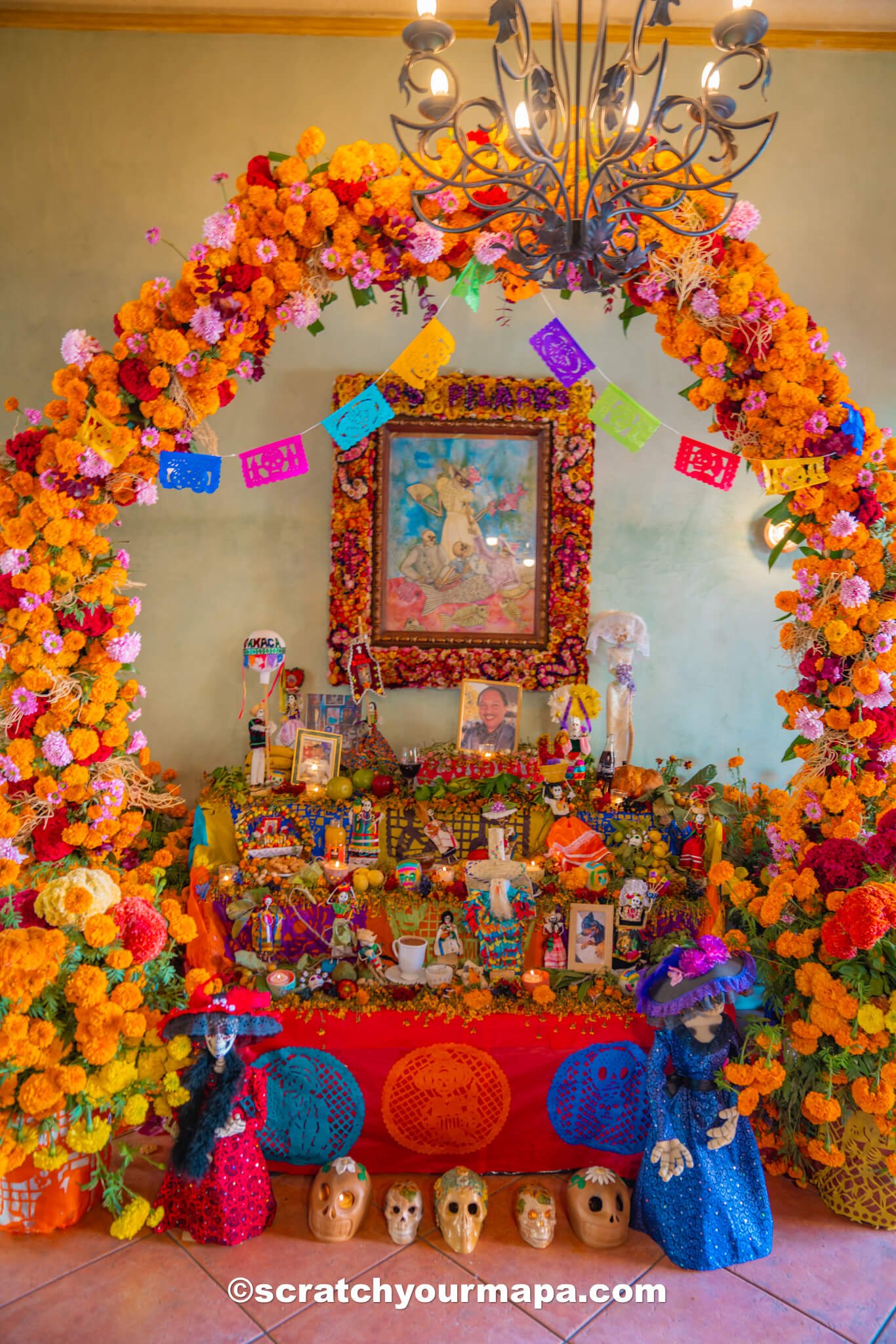 ofrendas during DIa de Los Muertos in Oaxaca, Mexico