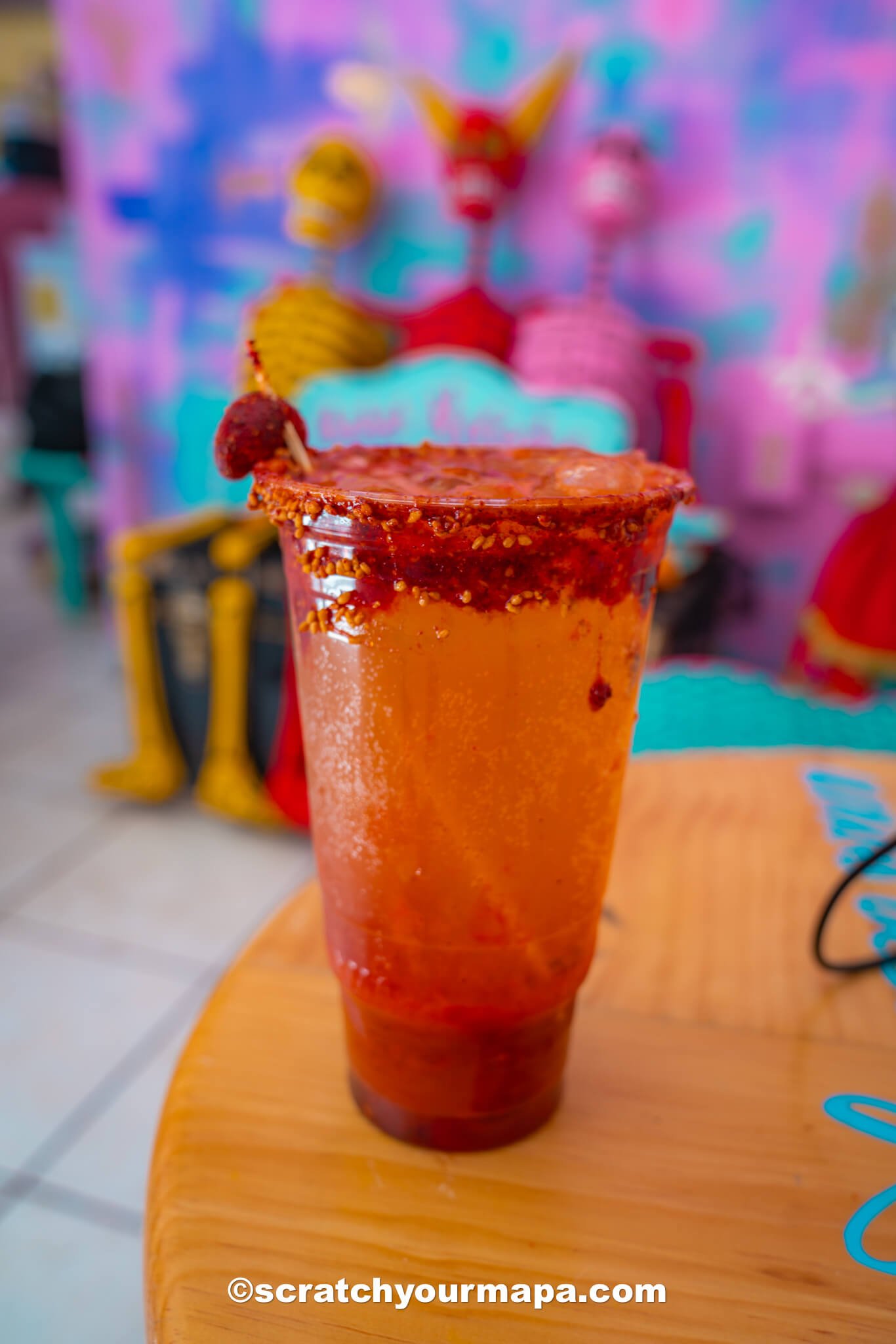 food and drinks during Dia de los Muertos in Oaxaca, Mexico