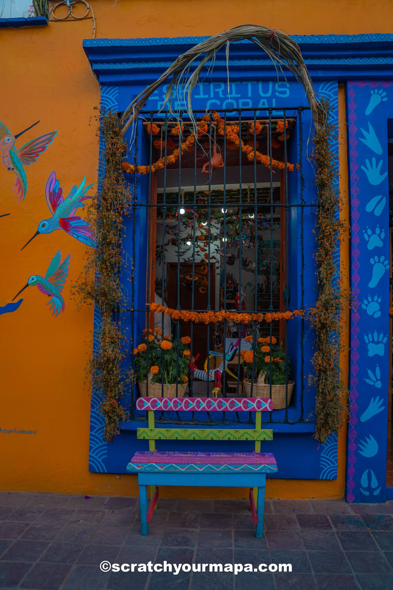ofrendas during DIa de Los Muertos in Oaxaca, Mexico