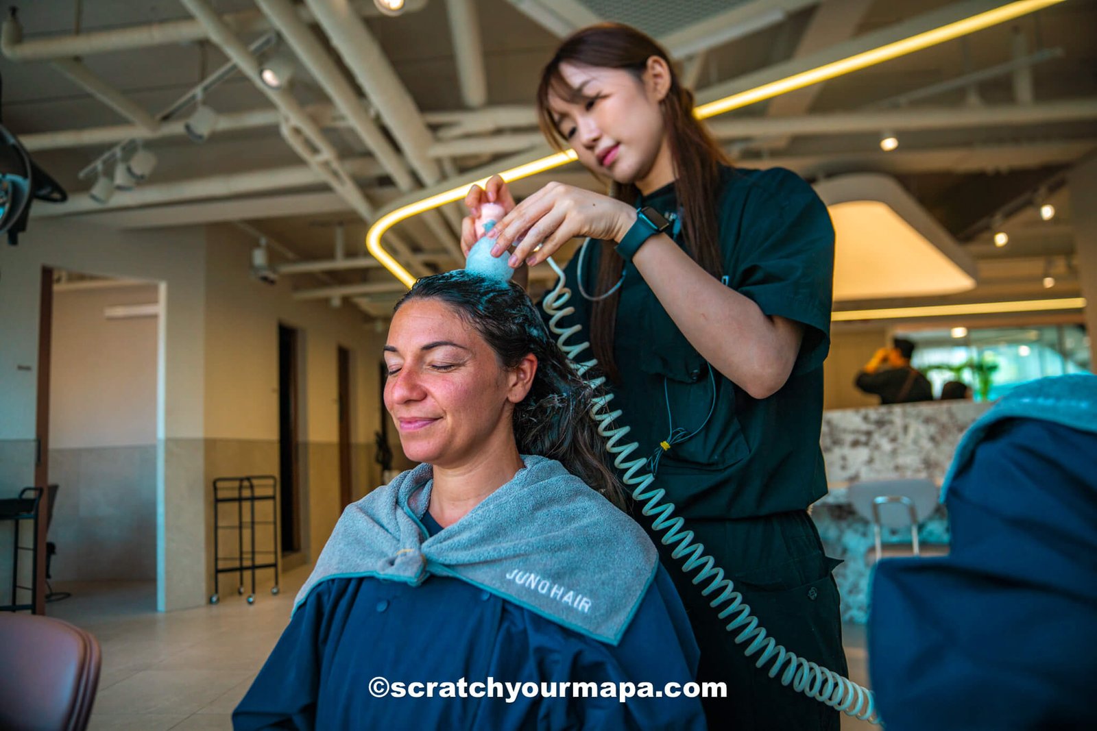 Korean scalp spa - things to do in Seoul