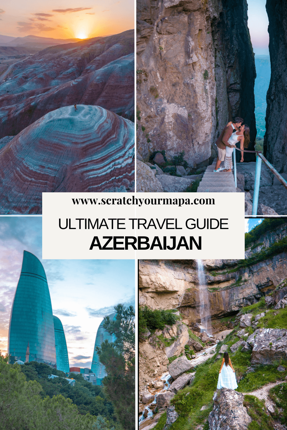 Azerbaijan travel guide pin