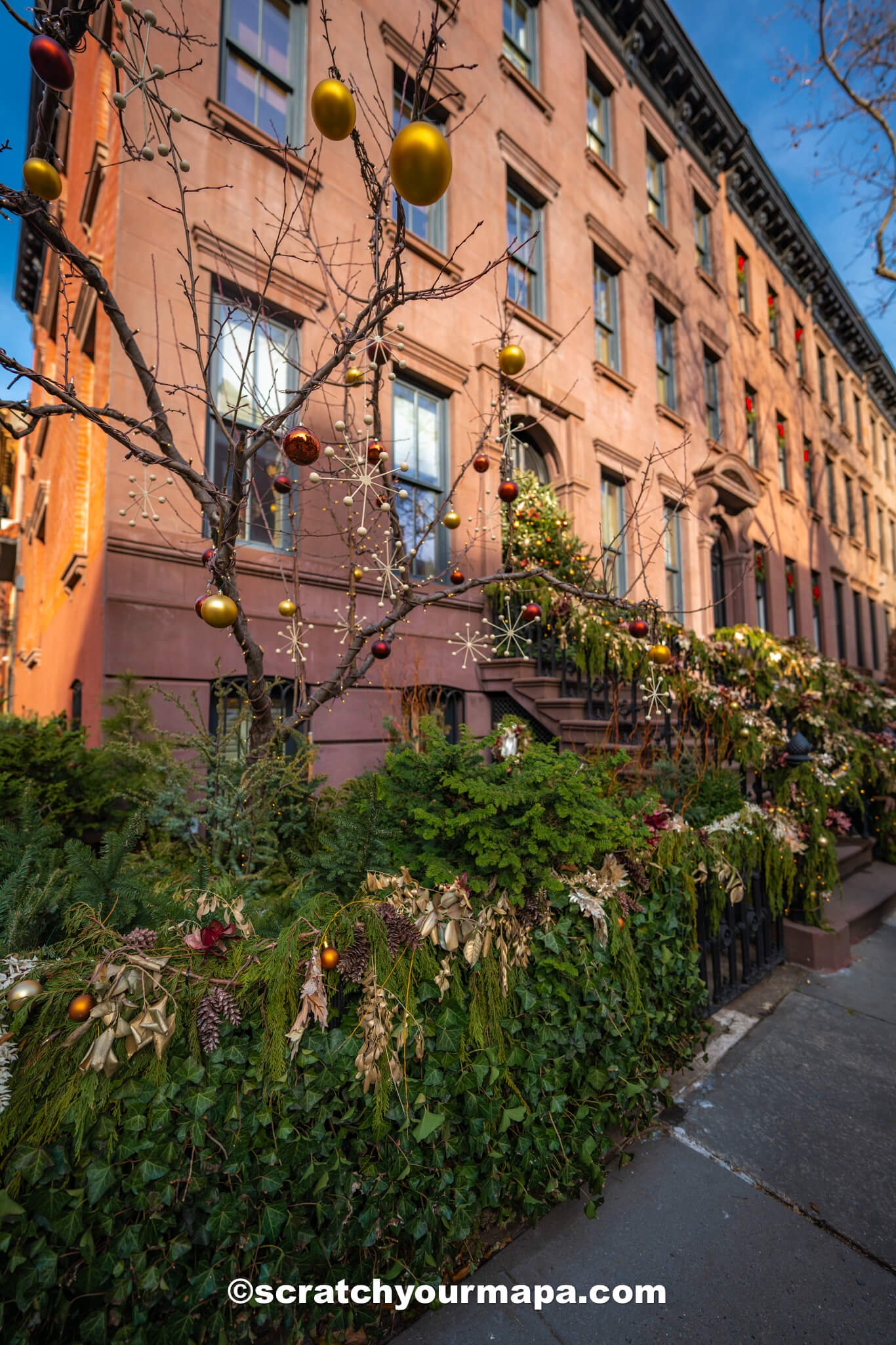 Decorated homes in Upper East Side - Christmas in Manhattan, New York