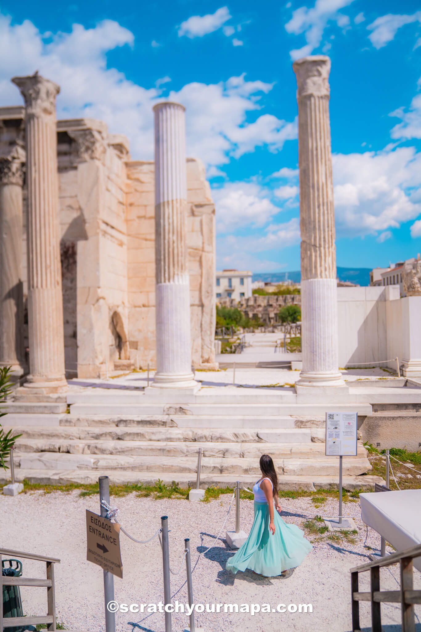 Hadrian's Library in Athens