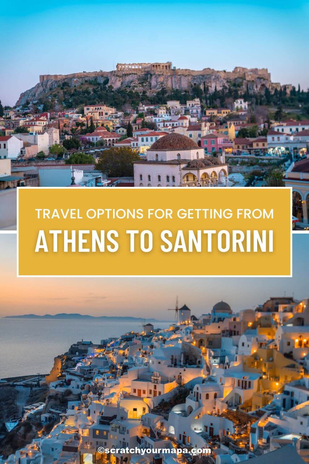 How to get from Athens to Santorini travel guide