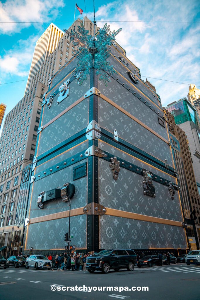 Louis Vuitton building in New York City
