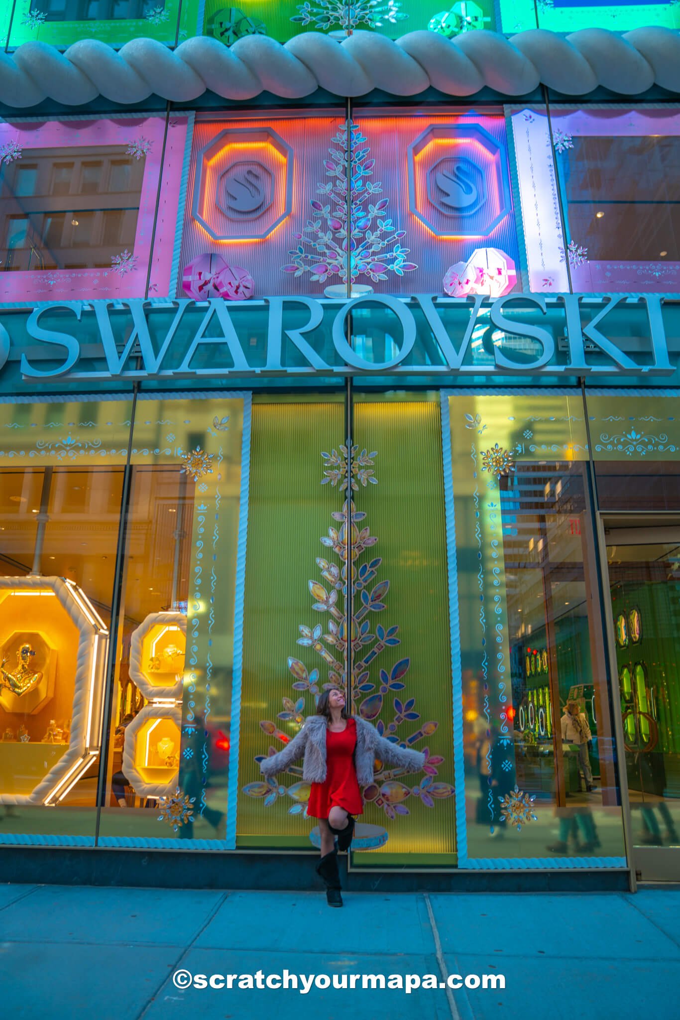 Swarovski Christmas in NYC-1 Swarovski - window displays in NYC