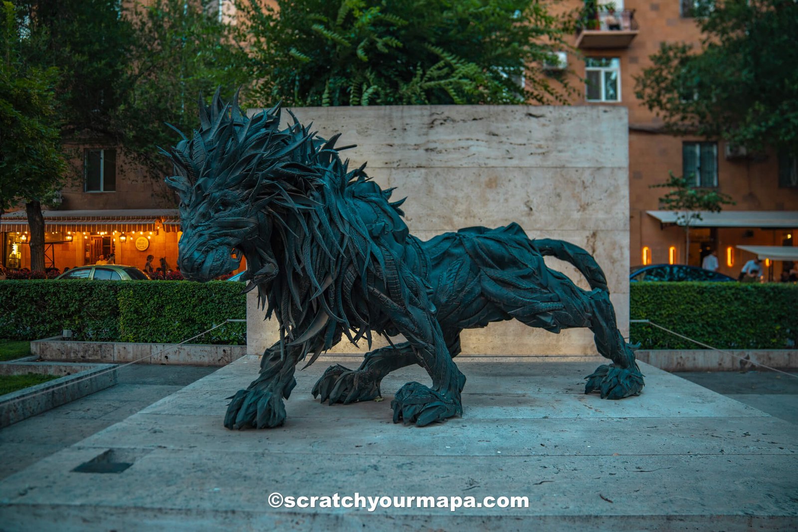 taking the train to Yerevan