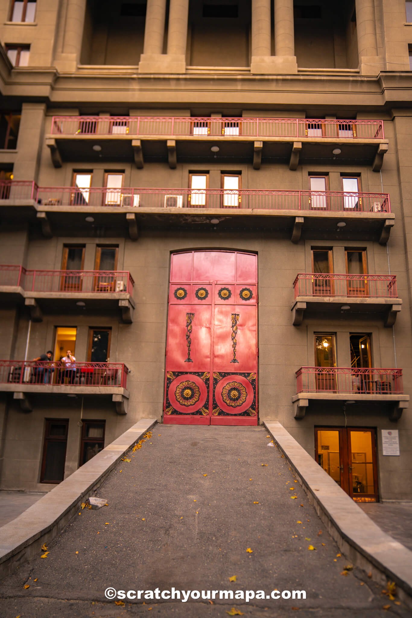 taking the train to Yerevan