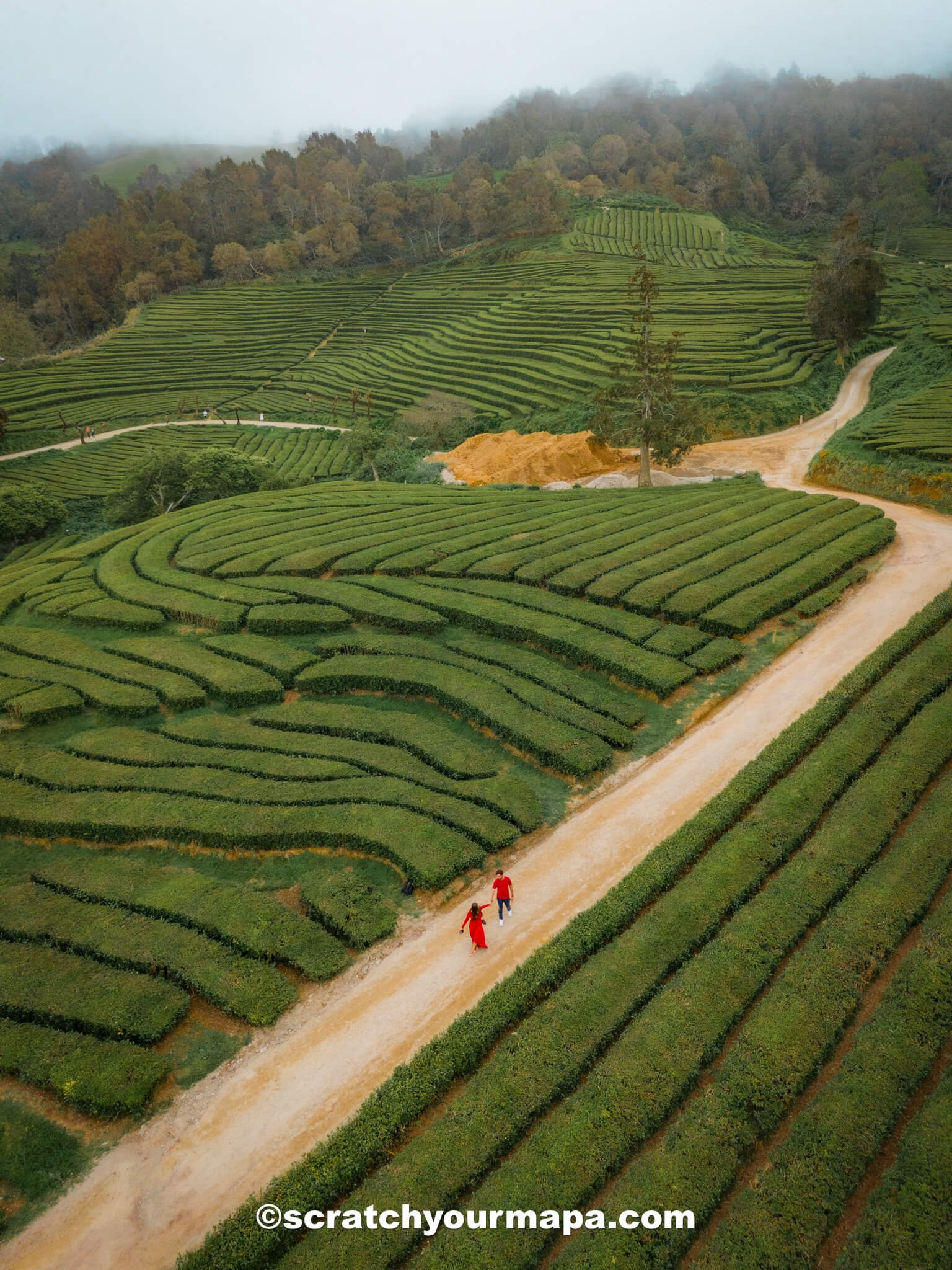 drone shots - Azores travel tips