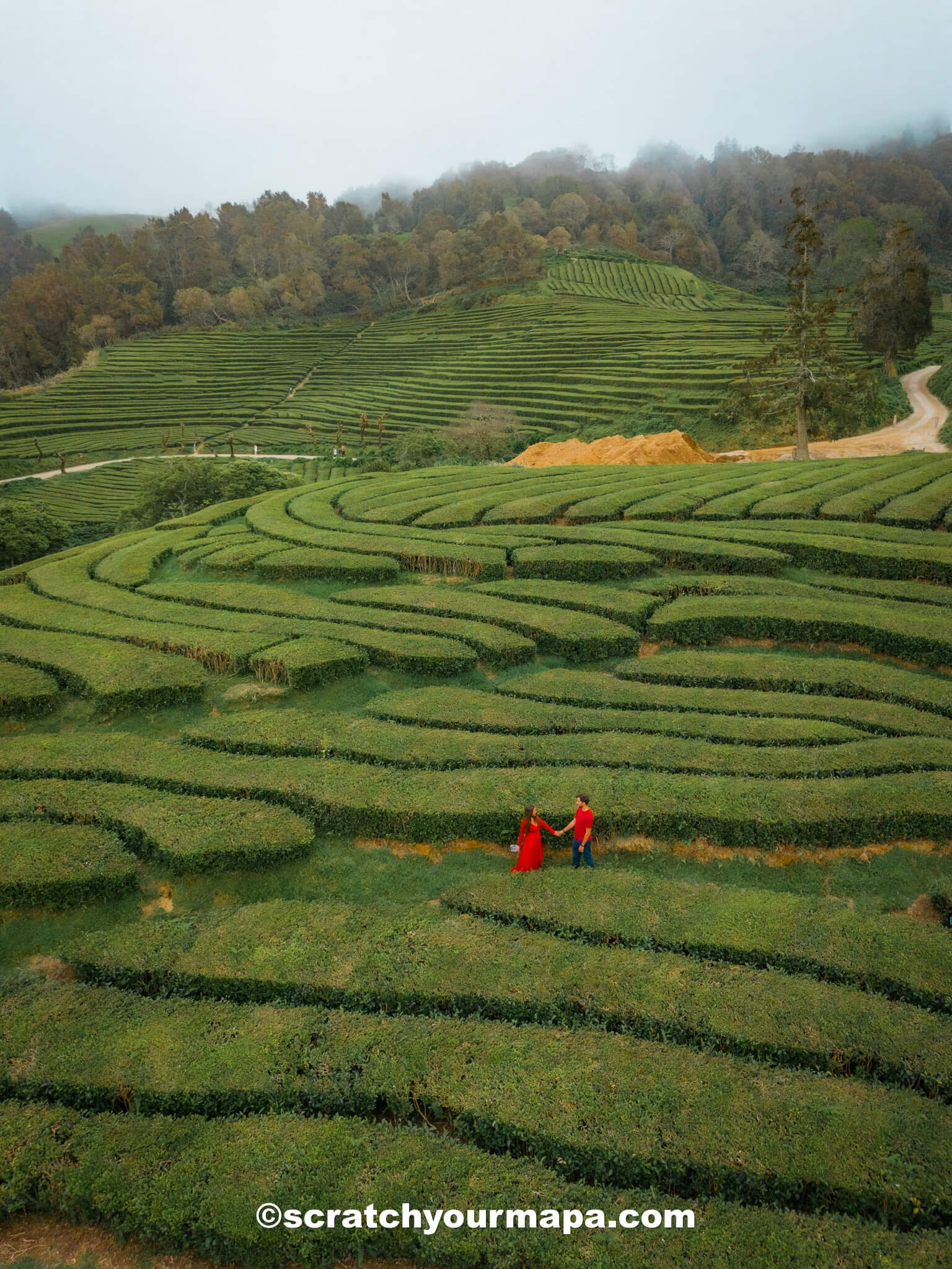 drone shots - Azores travel tips