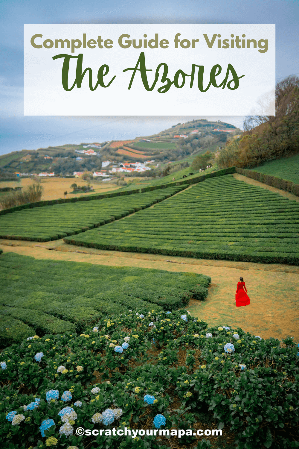 Azores travel guide pin