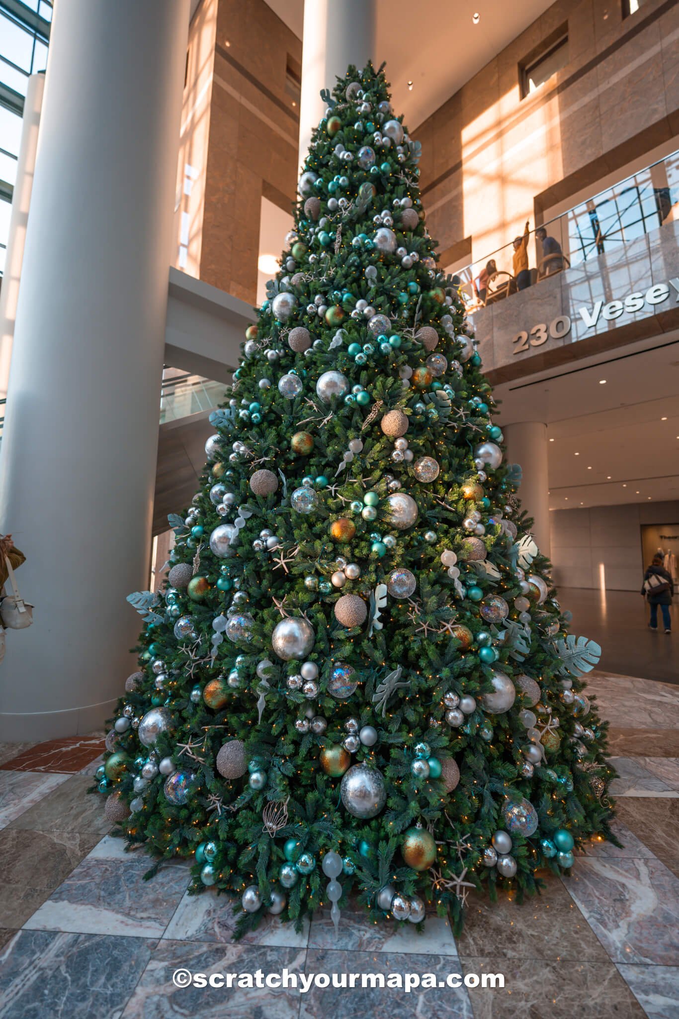 Brookfield Place - best Christmas trees in NYC