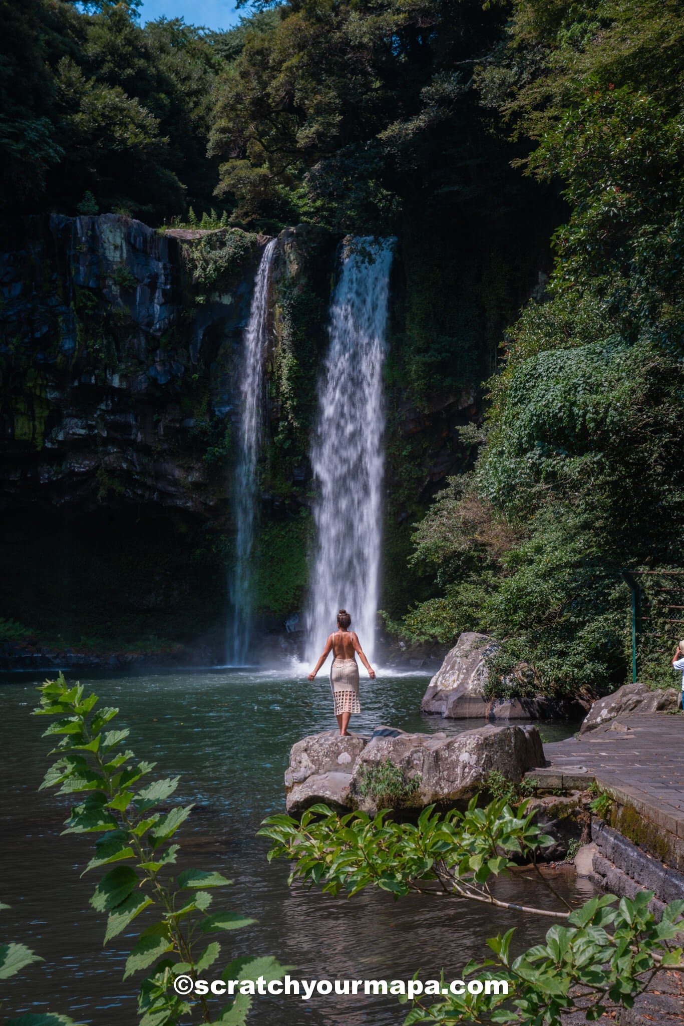 Cheonjiyeon Waterfall - things to do in Jeju South Korea