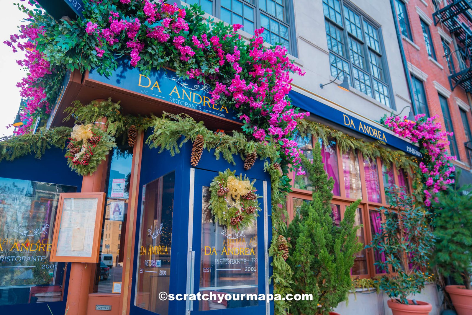 Christmas restaurants in NYC