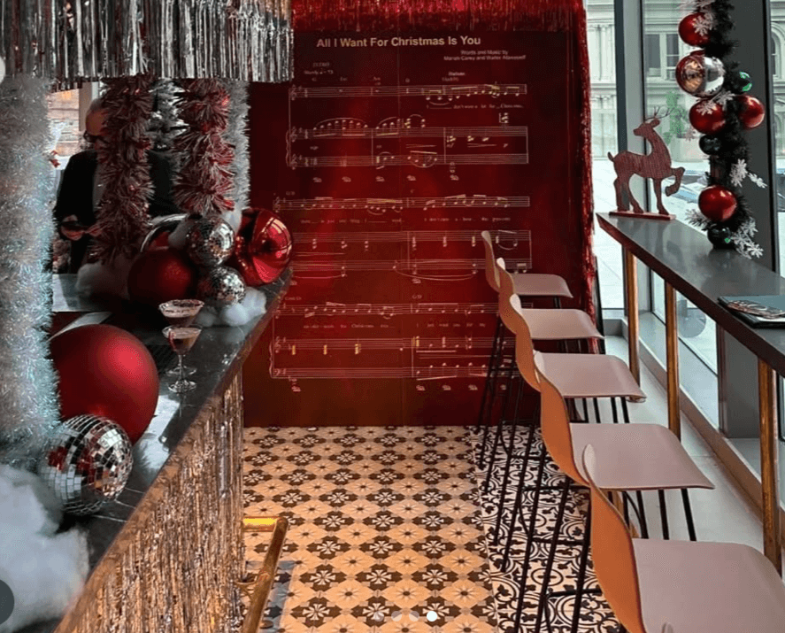 Mariah Carey pop-up - best Christmas bars in NYC