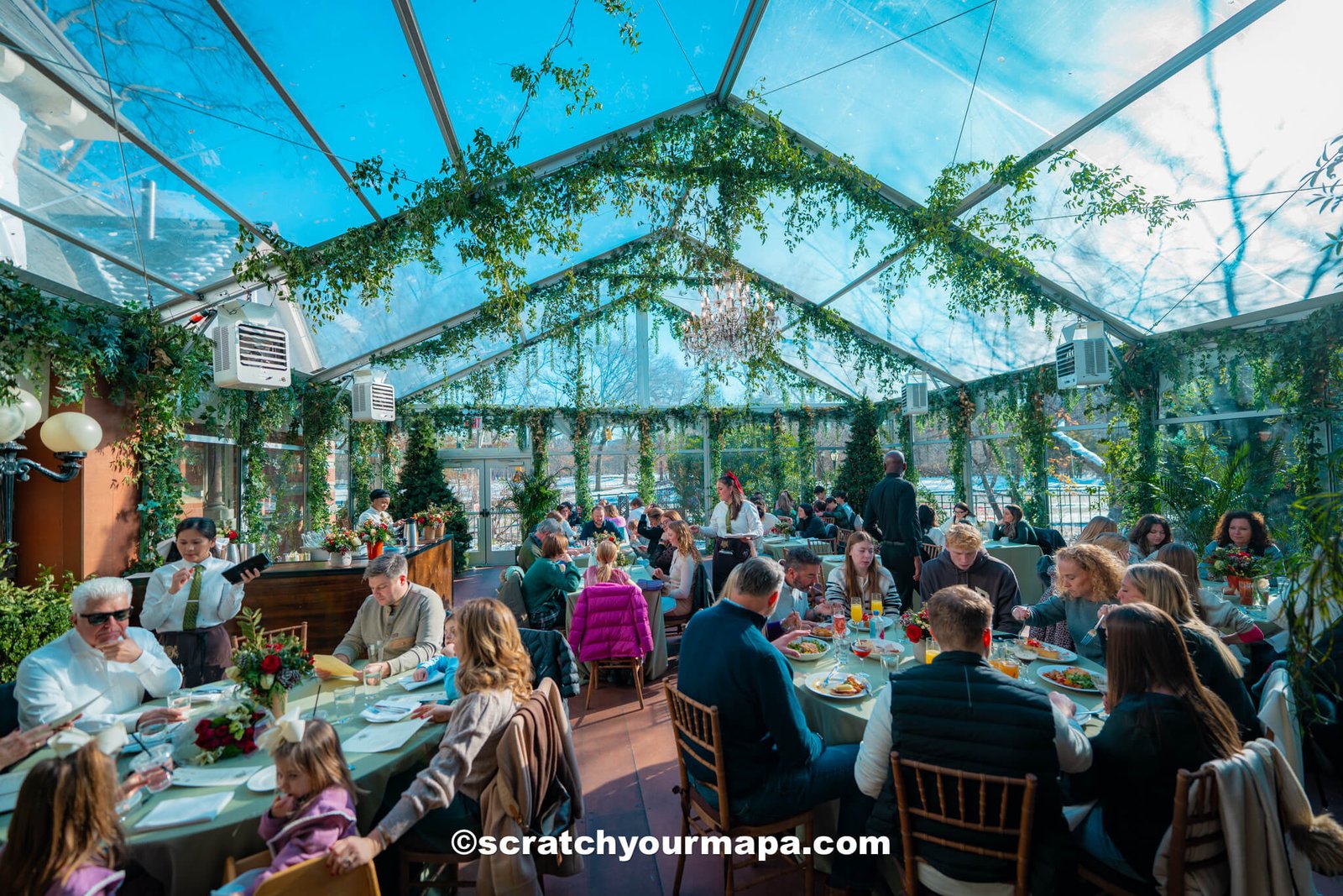 Tavern on the Green - Christmas restaurants in NYC