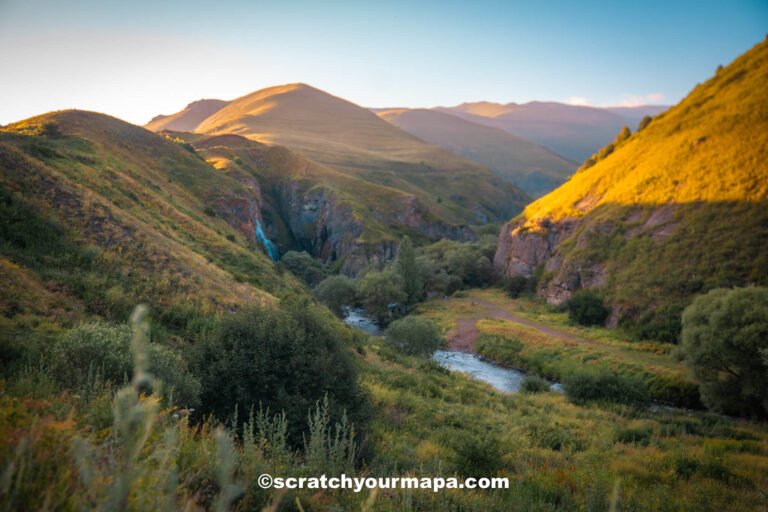 Trchkan waterfall - best places to see in Armenia