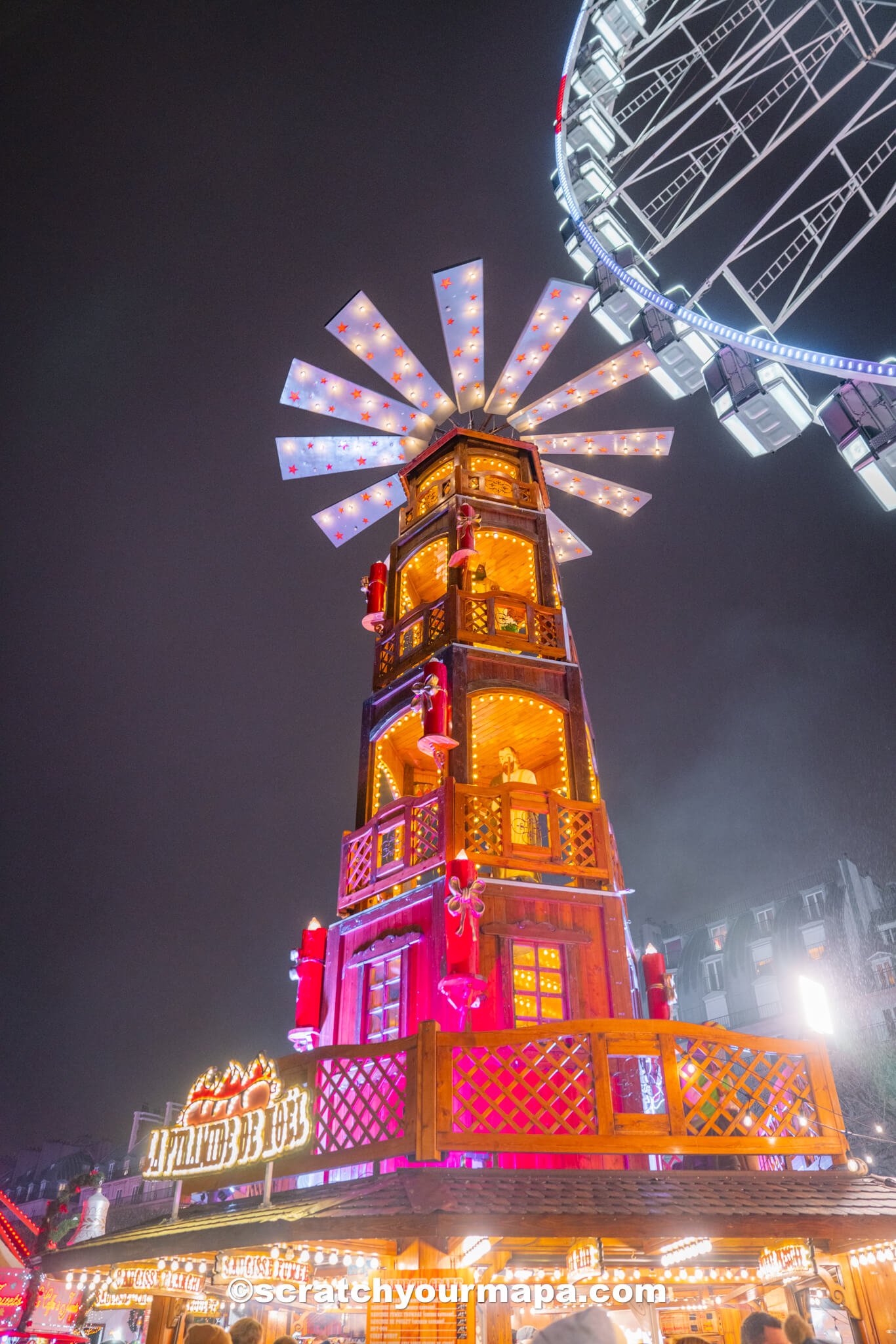 Tuilerie Garden - Christmas markets in Paris, France