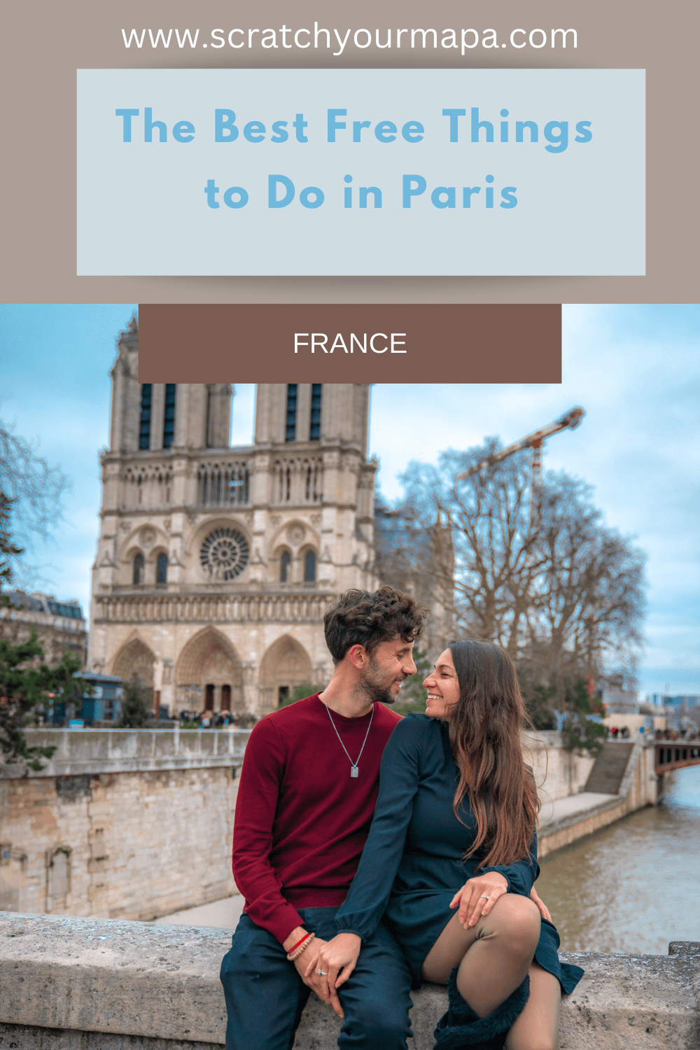 the best free things to do in Paris, France pin
