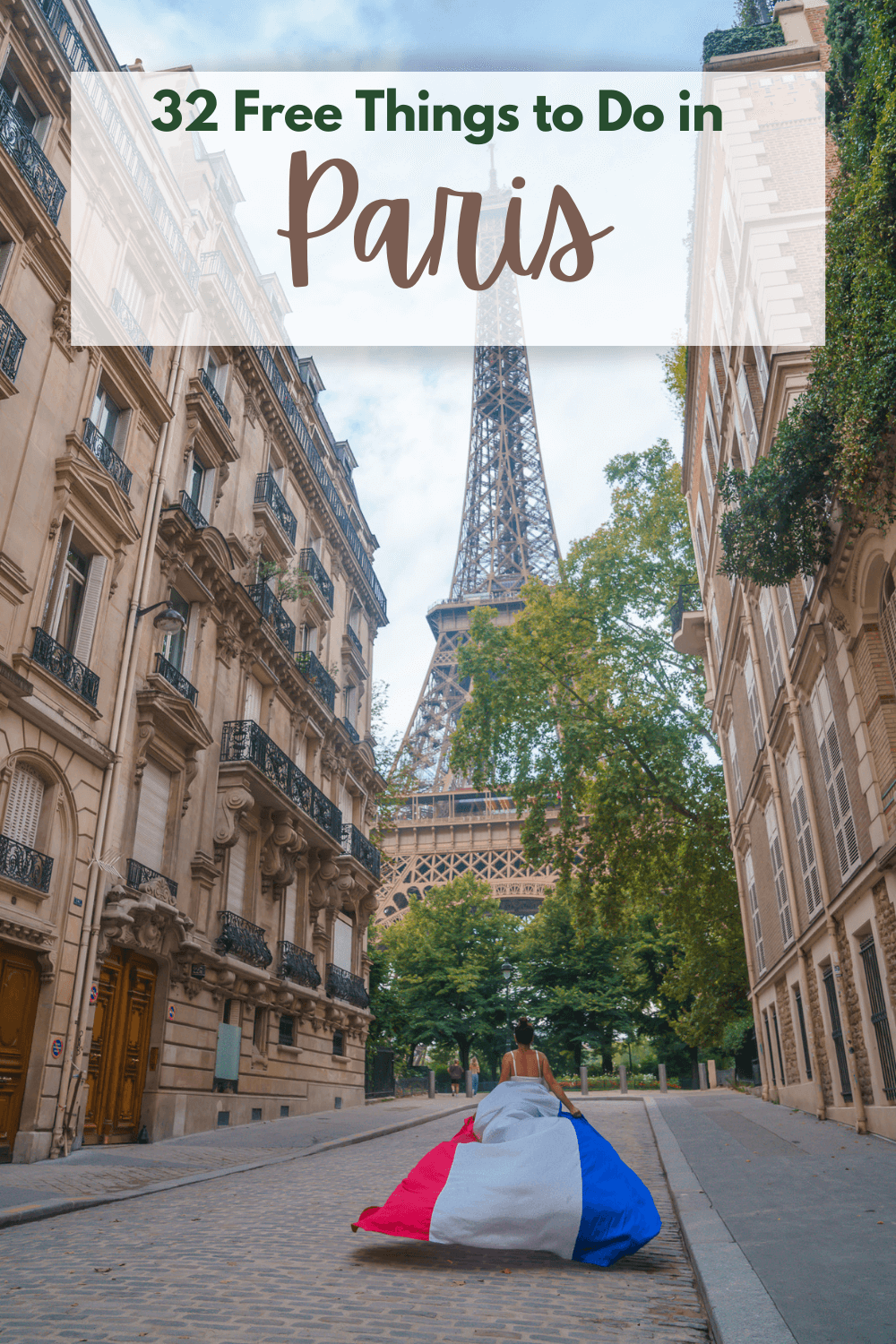 the best free things to do in Paris, France pin