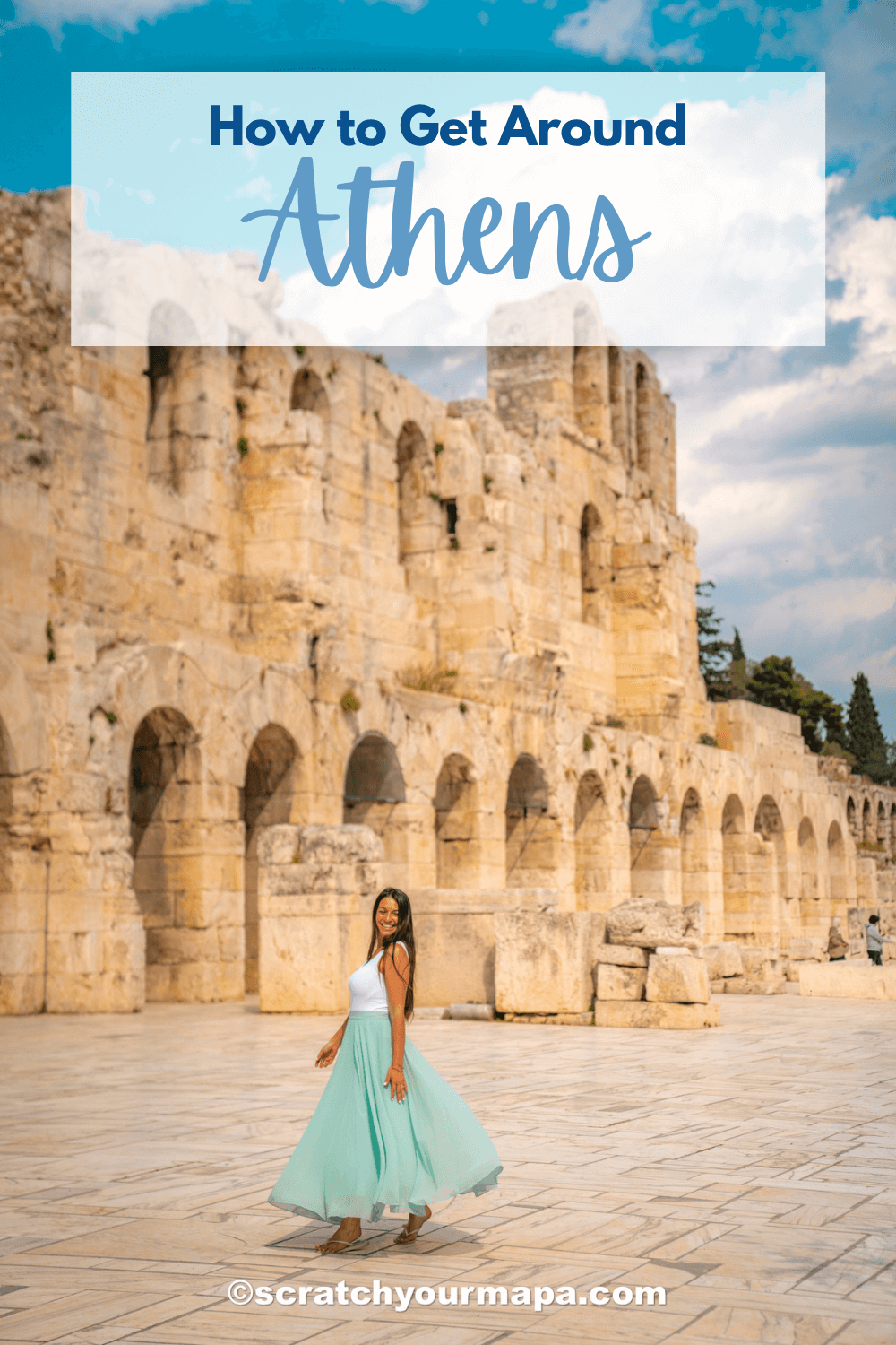 how to get around Athens, Greece pin 