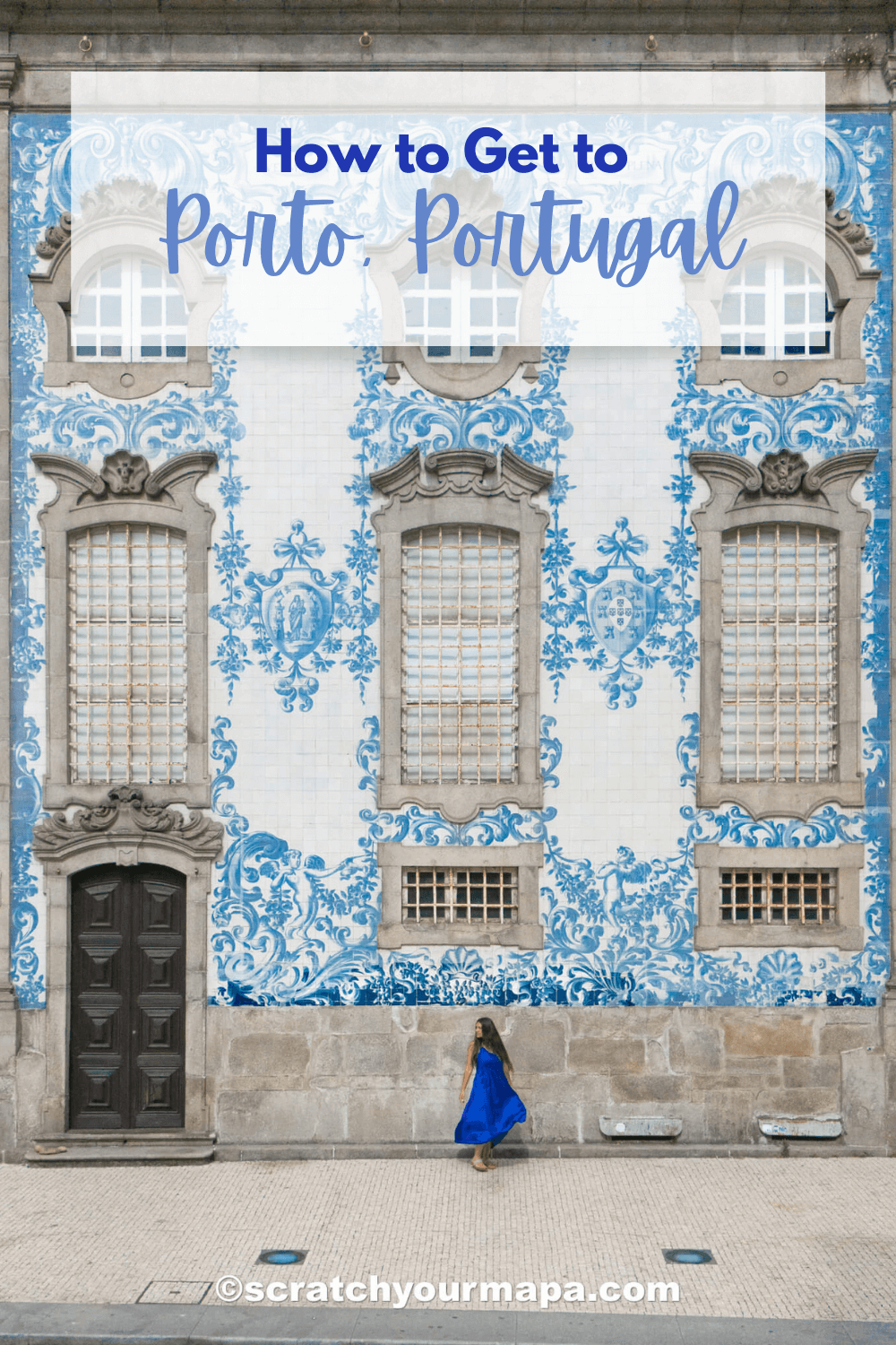 how to get to Porto travel guide pin