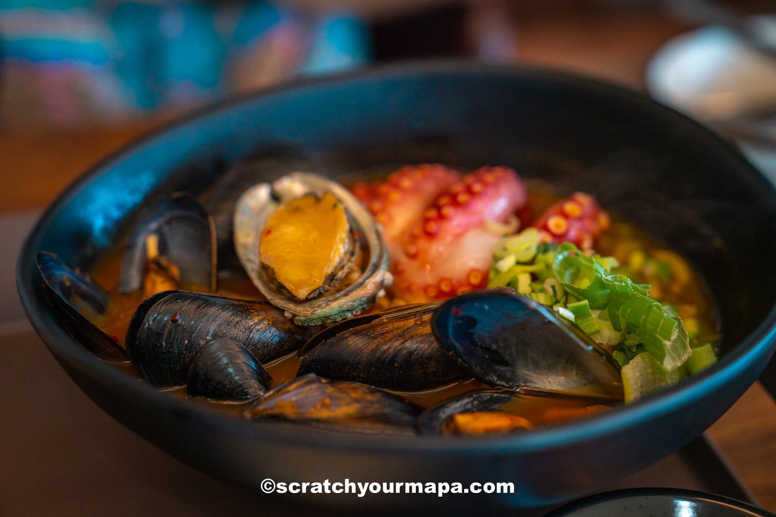 seafood ramen in Jeju