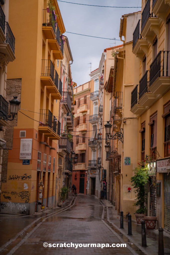 getting around Valencia by foot