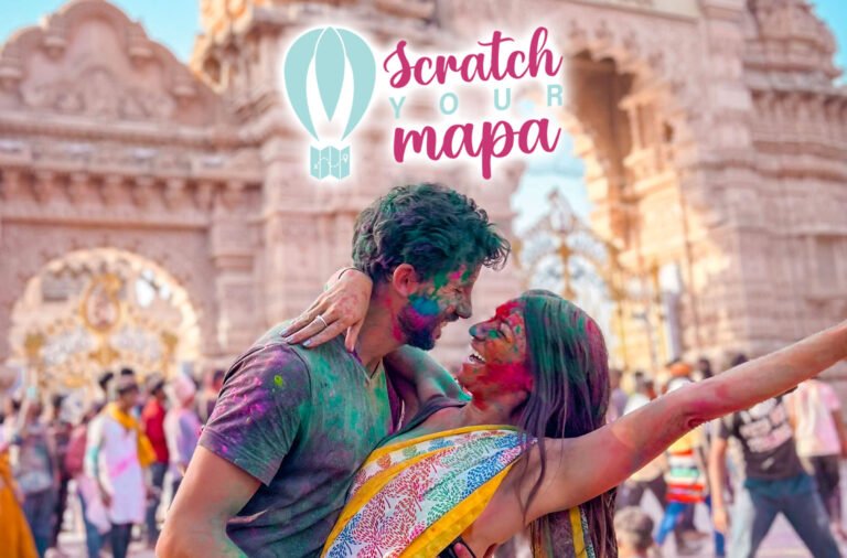 Danni-and-Fede-in-Holi-Festival