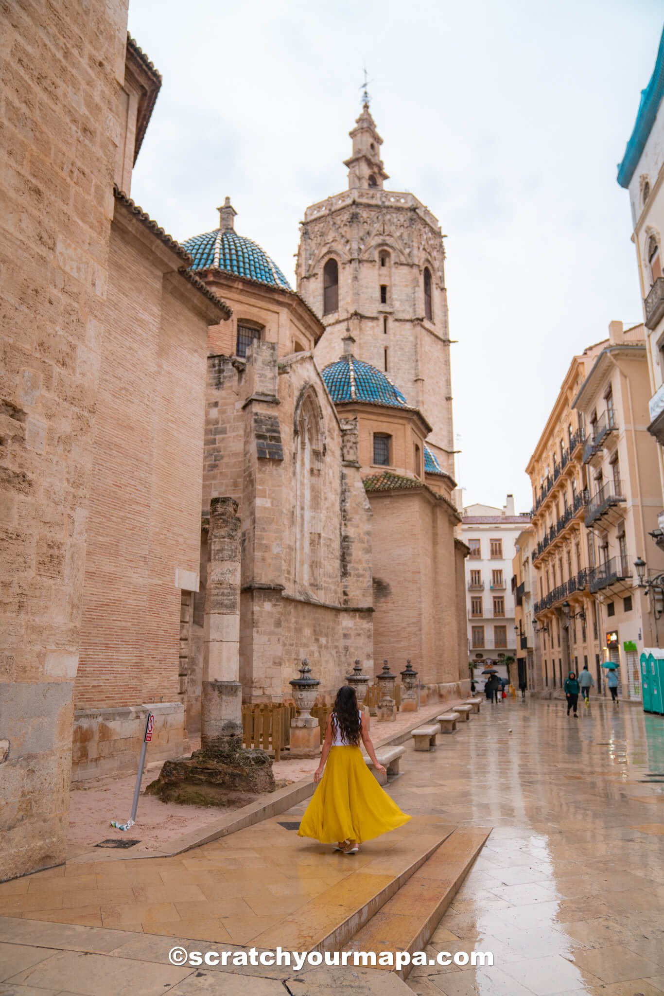 El Micalet in Valencia walking through the old town - top things to do in Valencia, Spain