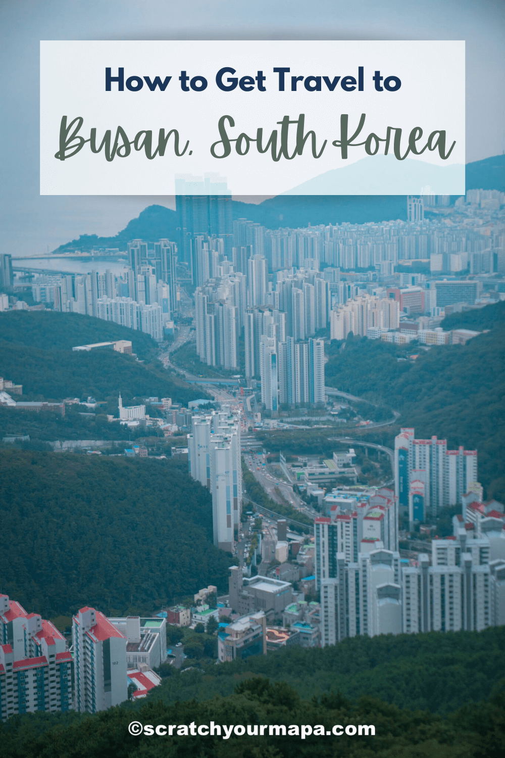 How to get to Busan, South Korea pin