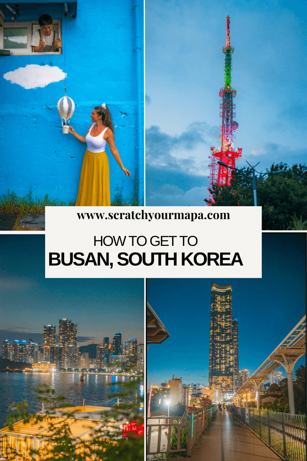 How to get to Busan, South Korea pin