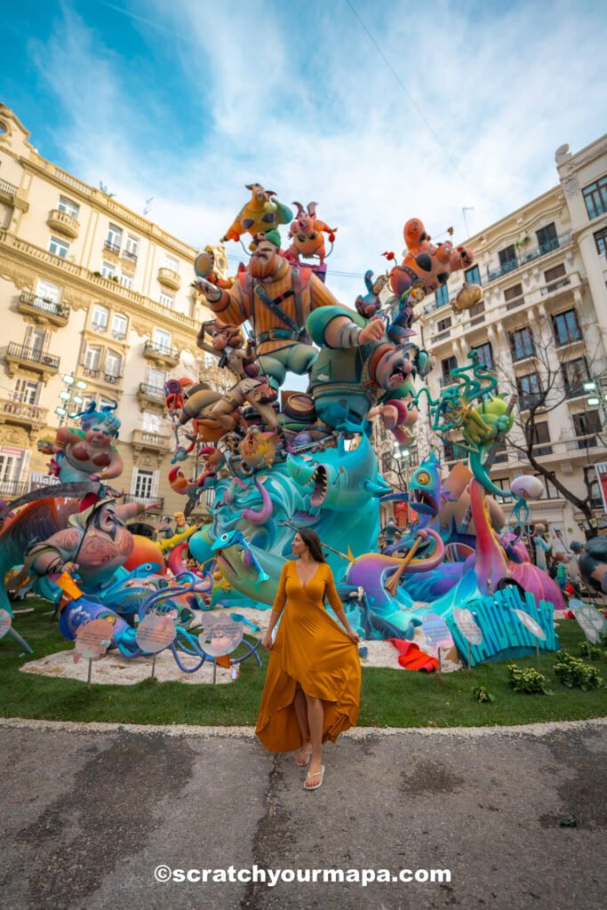Las Fallas in Valencia