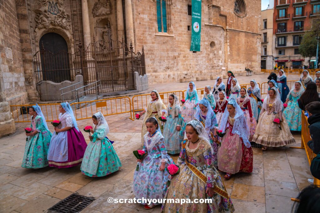 how people dress at Las Fallas, Valencia