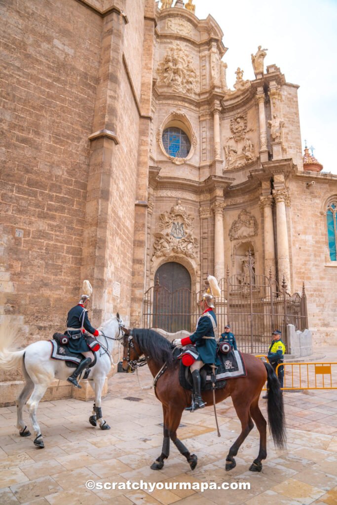 parade of Las Fallas Valencia